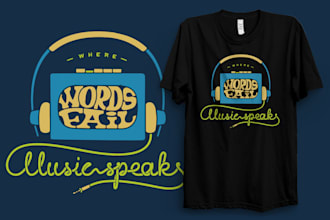 make custom t shirt design for fashion and merchandise