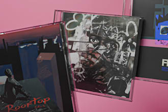 design a grunge style album cover