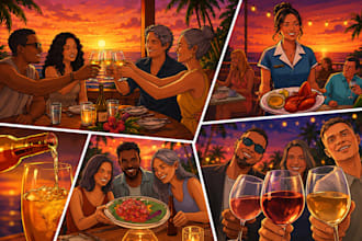 draw professional colored storyboard for film and animation