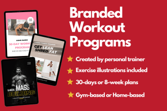 provide a branded workout program for your business