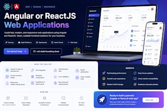 professional angular and react js development services