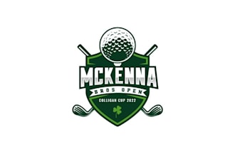 create an unique golf trip logo design