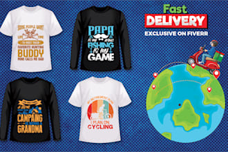design a typography t shirt, trendy t shirt, custom t shirt