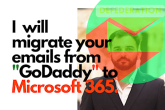 do email migration from godaddy to microsoft 365, o365, m365