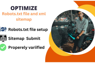 create robots txt file and XML sitemap for your wordpress website