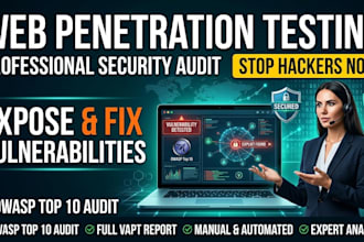 do web pentesting and vulnerability assessment report