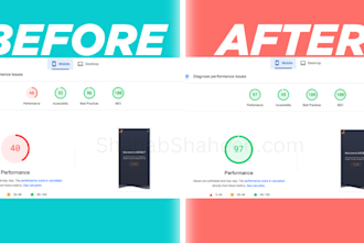 do wordpress speed optimization, speed score 90 plus and core web vitals fixing