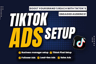 setup tiktok ads campaign for leads, sales and followers
