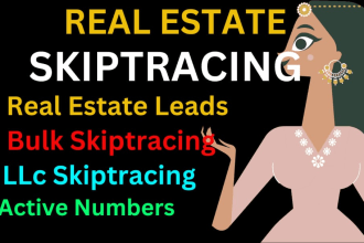 do skiptracing for real estate and bulk skiptracing