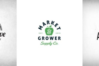 do landscape, lawn care, garden care, eco, agriculture, farm and farmhouse logo