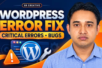 fix wordpress critical errors and website bugs