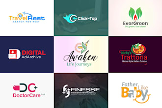 create fantastic wonderful marketing logo design