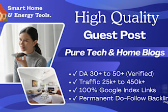 do smart home backlink, energy tools guest post