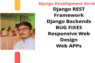 be your django rest API developer