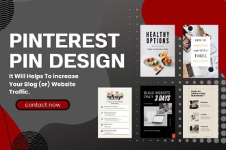 design eye catching pinterest pins design