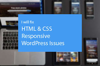 fix html css responsive wordpress issues