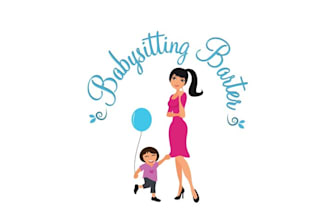 create an awesome best quality logo for babysitting barter
