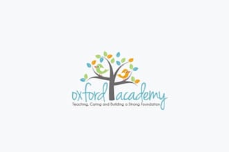 design elegant amazing oxford academy logo