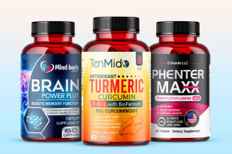 do product label design and supplement label design