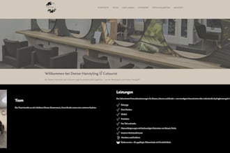 dir eine landing page