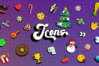 do illustrated flat icons