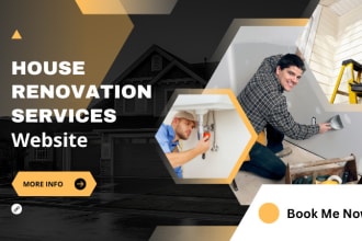 build handyman website, plumbing and roofing,construction,epoxy flooring website
