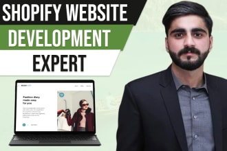 design a modern clothing and fashion shopify online store or website