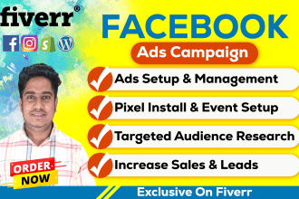 be facebook ads manager for sales and leads, setup fb ads campaign