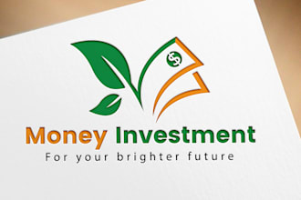 create a modern business logo with copyright