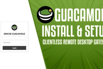 install and configure guacamole web application