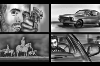 draw a professional storyboard for your project