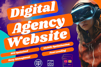 create a digital marketing agency website or smma website
