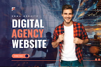 create a digital marketing agency website or smma website