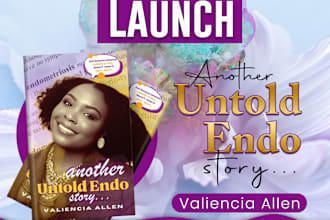 design optimal book cover, layout, release or launch flyer