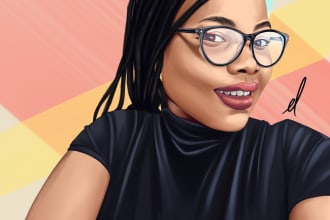 draw realistic digital portraits from photo