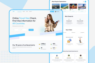 do creative website ui ux design or landing page ui ux design in figma
