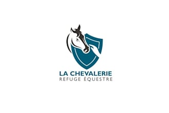 design a better elegant clean logo for a horse rescue centre