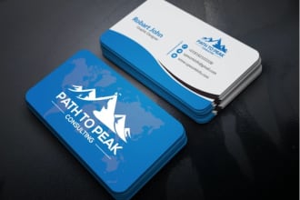 design credit card style business card or loyalty card