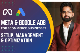 run facebook and google ads for your ecommerce store