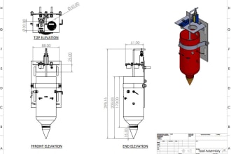 create engineering 2d and 3d drawings of objects