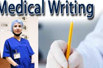write medical assignments, health related articles, blogs, presentations