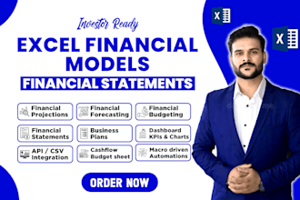 build excel financial models, forecasts, budgets and projections