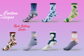 create unique socks designs for you