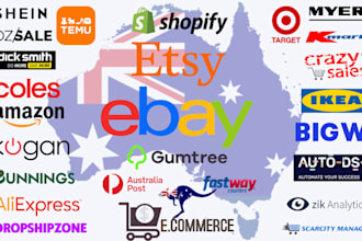 do amazon to ebay, etsy, shopify dropshipping in australia ecommerce management
