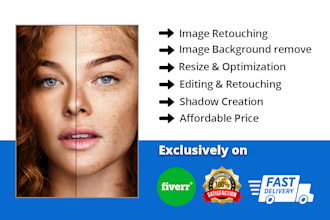 do professional photo retouching and photo editing in photoshop
