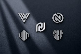 design monogram initial letter logo