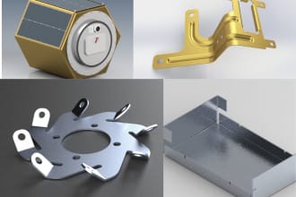 do sheet metal drawings dxf files for laser cutting machine, flat pattern