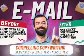 write engaging email copy, email copywriting, newsletters, emails and sequences