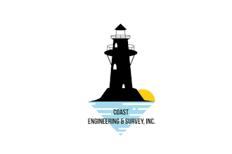 design awesome nice coast engineering survey inc logo