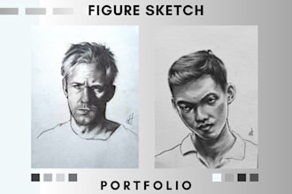 make you a pencil and or charcoal realistic drawing